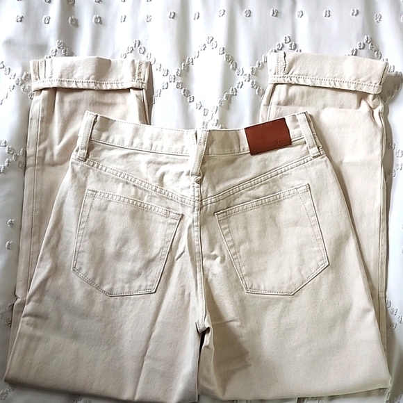 NWT! J. Crew Slouchy Boyfriend Jeans in Ecru (canvas white) size 25 - Picture 8 of 8